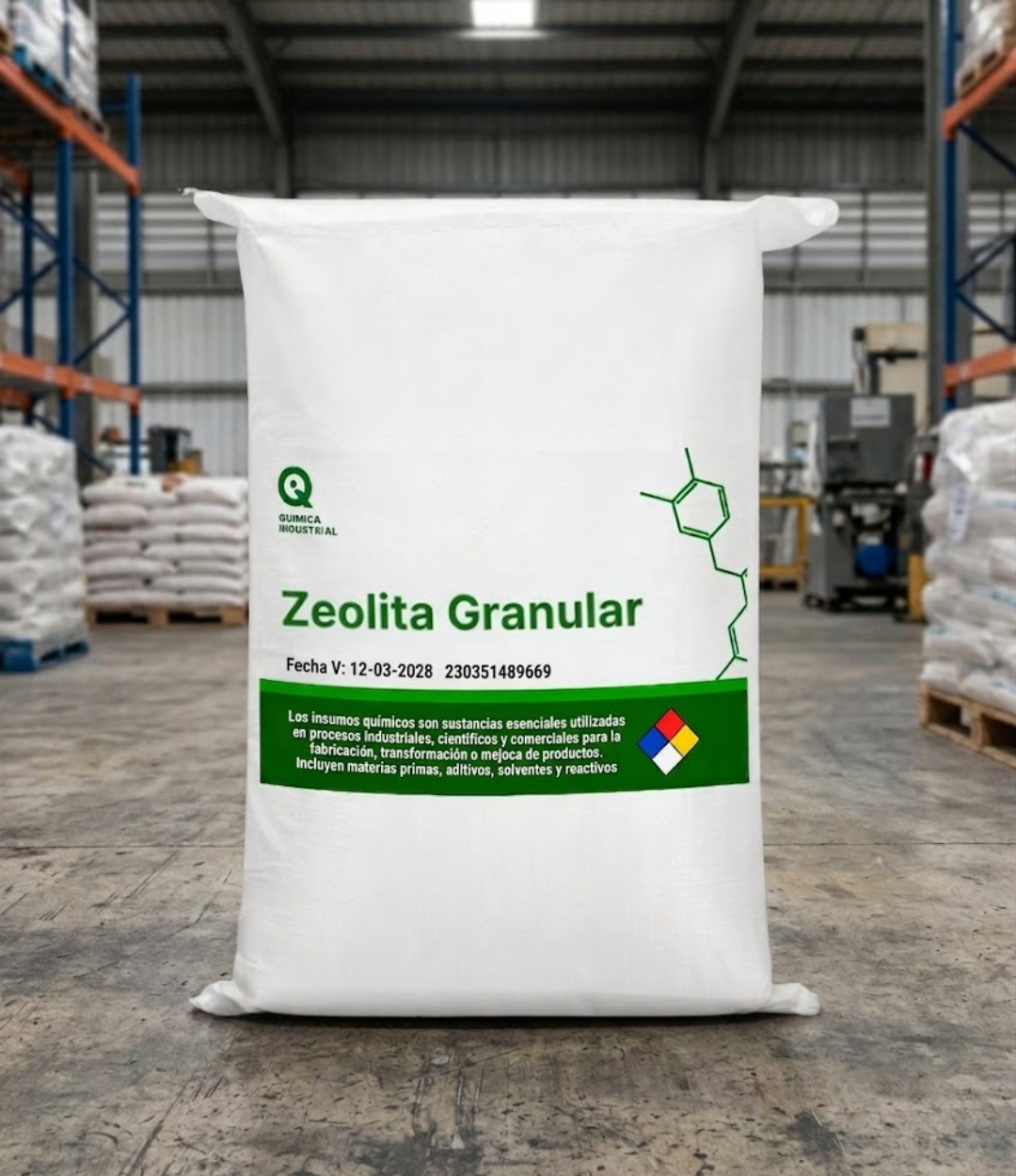 Zeolita granular